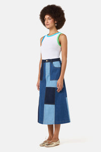 Gorman - Puzzle Denim Skirt - denim