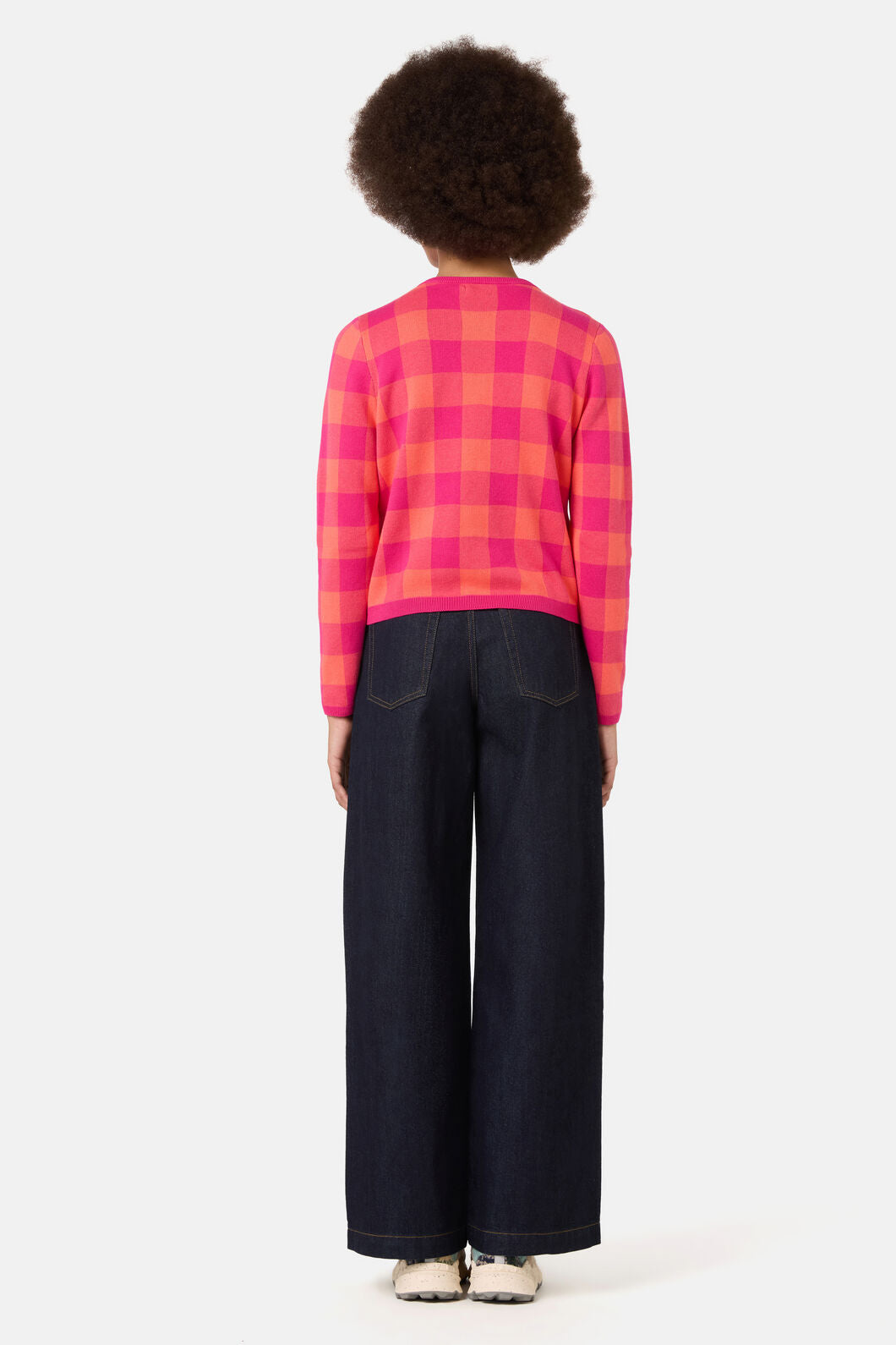Gorman - Petal Patch Check Cardi - check