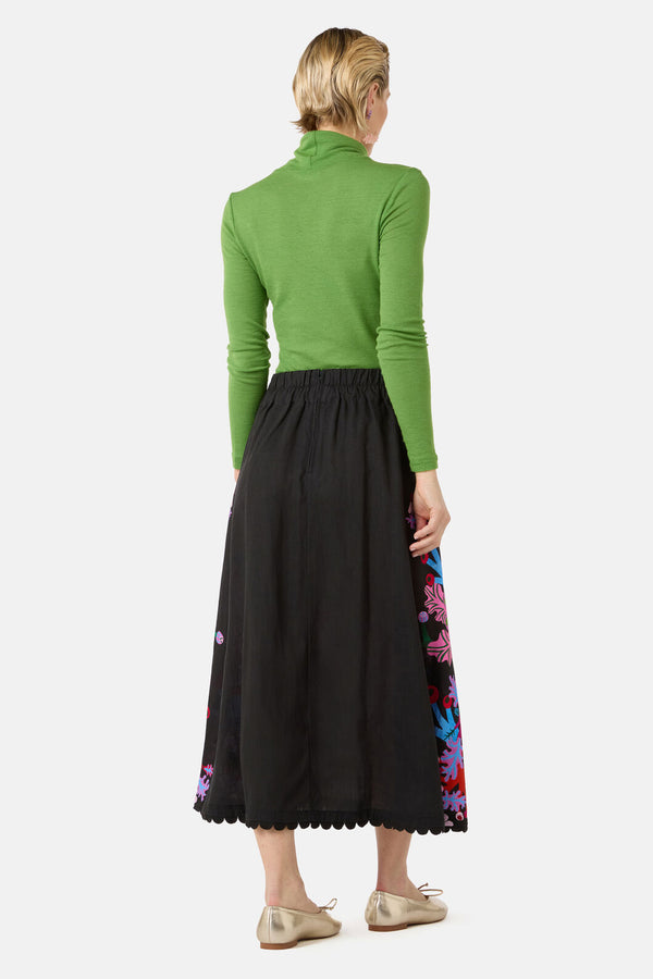 Gorman - Wild Garden Midi Skirt - print
