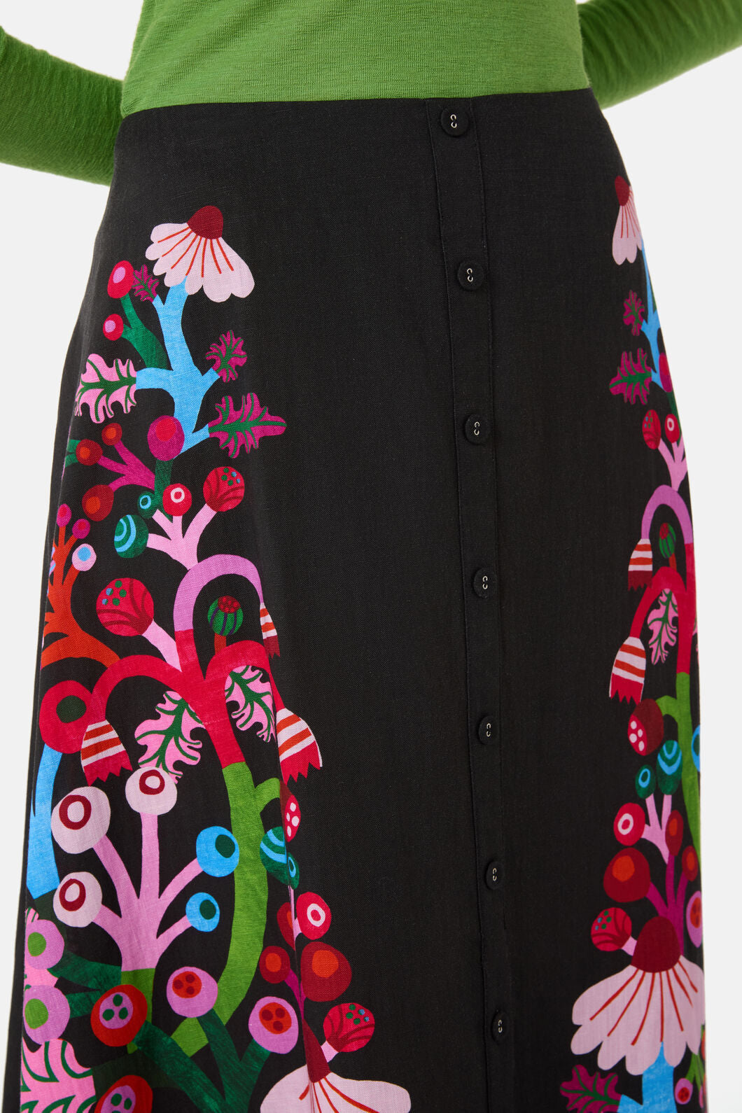 Gorman - Wild Garden Midi Skirt - print
