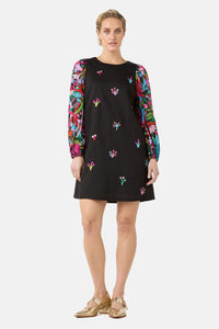 Gorman - Wild Garden Shift Dress - black