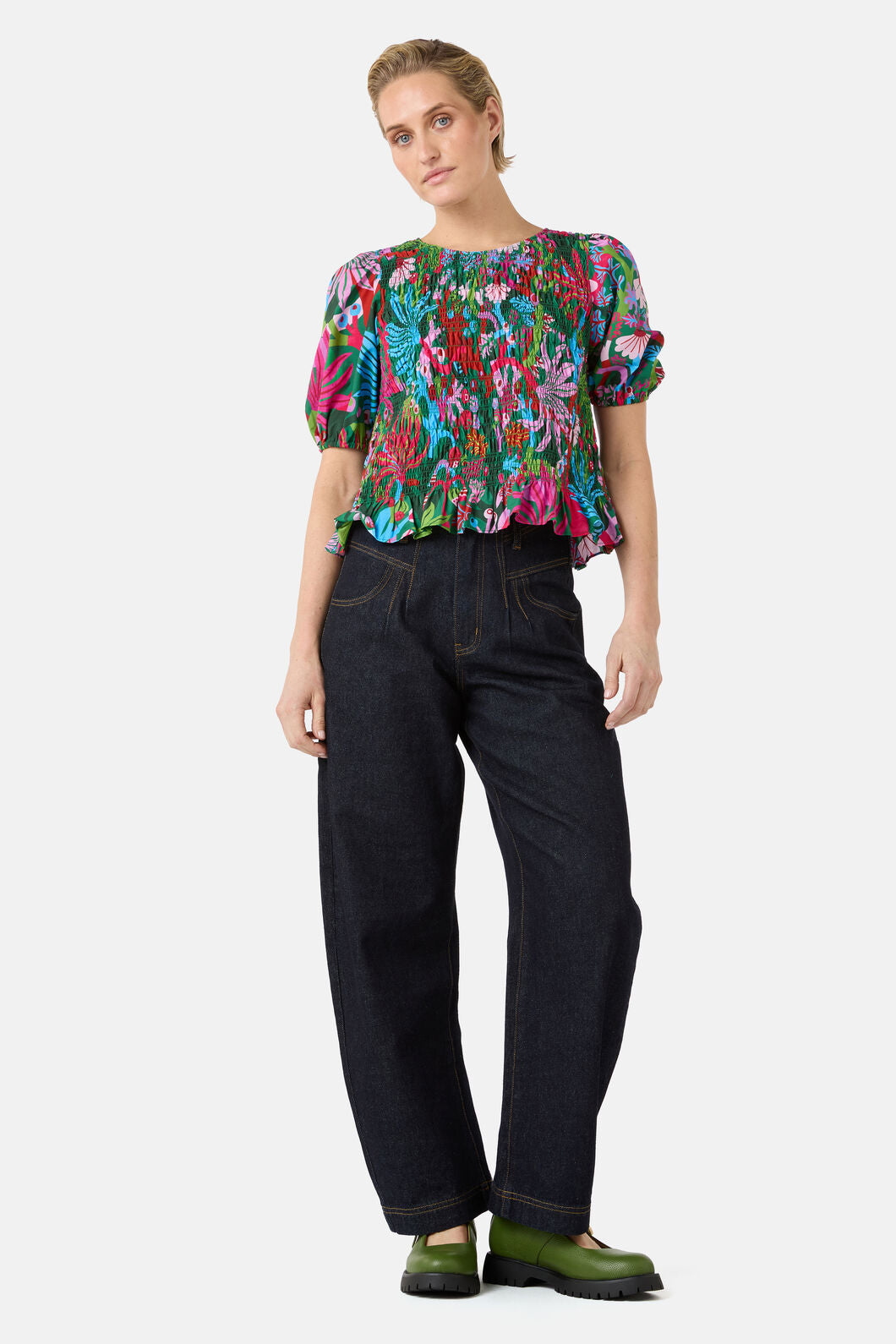 Gorman - Wild Garden Top - print