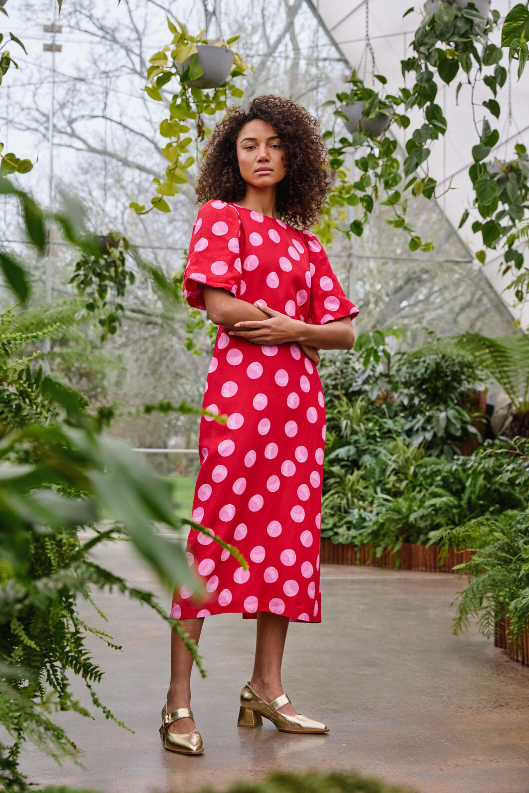 Gorman - On The Dot Party Dress - red