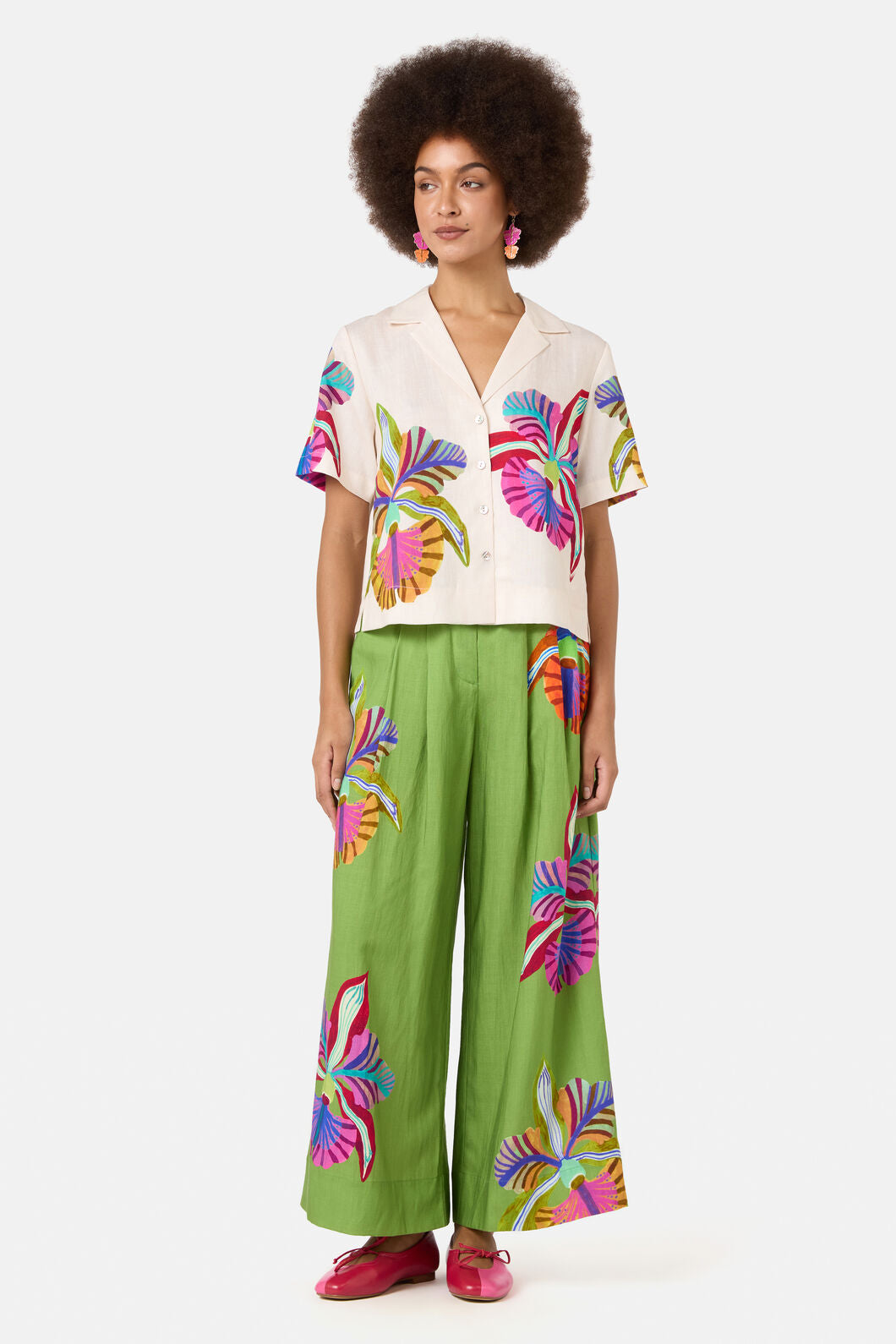 Gorman - Orchid Print Pant - print