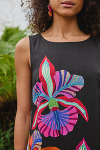 Gorman - Orchid Embroidered Midi Dress - print