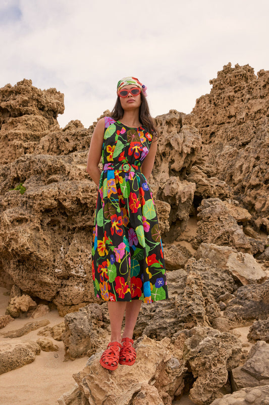 Gorman - Climbing Colour Maxi Bubble Dress - print