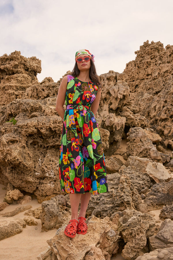 Gorman - Climbing Colour Maxi Bubble Dress - print