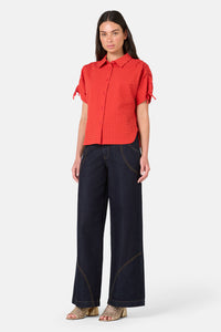 Gorman - Calliope Cotton Shirt - mandarin