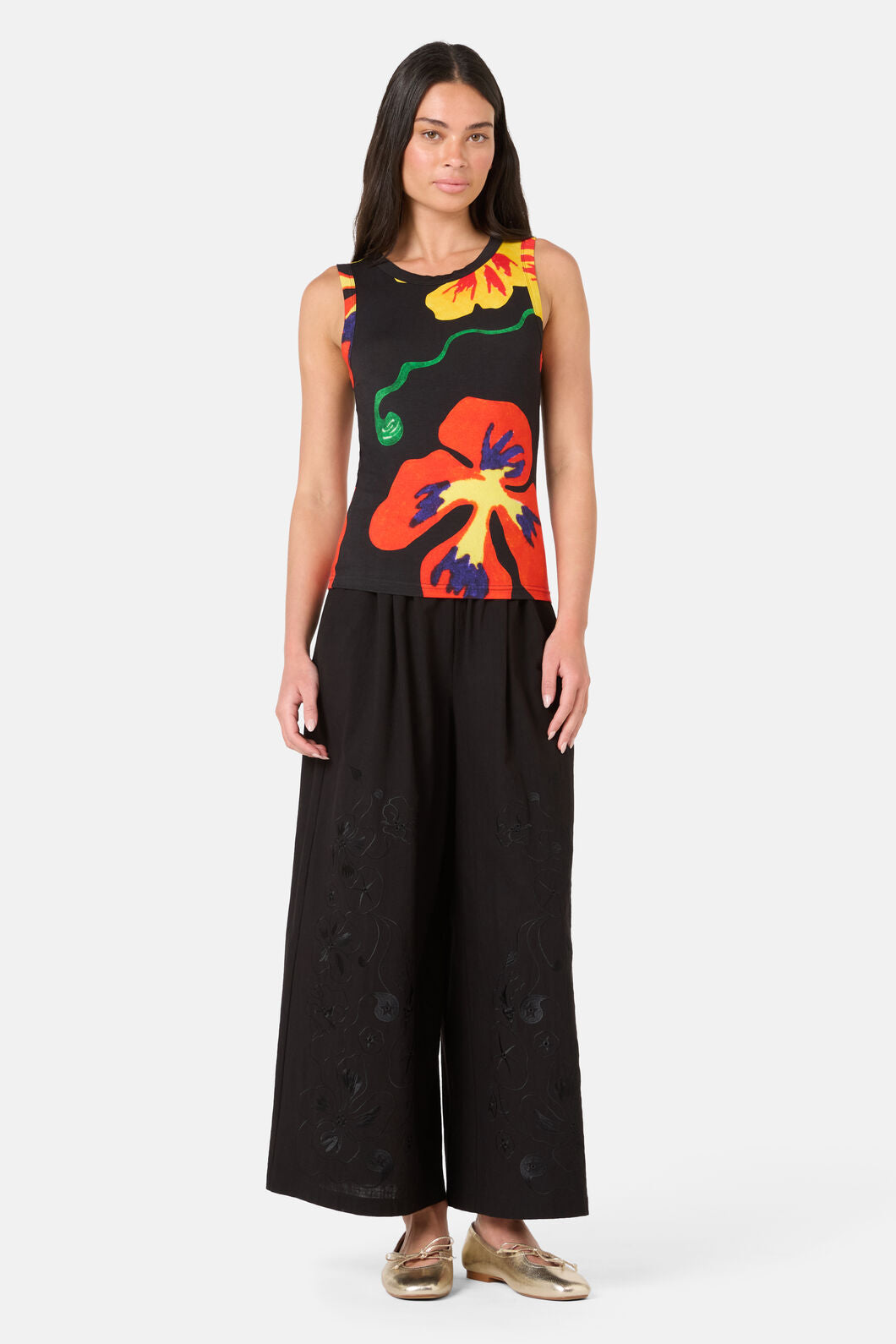Gorman - Climbing Colour Jersey Tank - print
