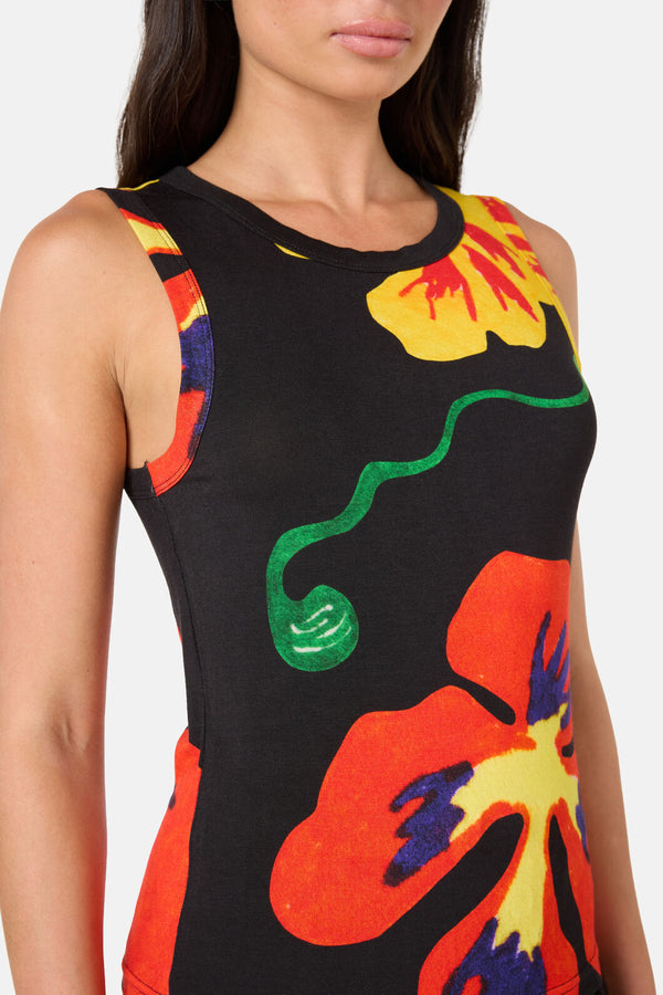 Gorman - Climbing Colour Jersey Tank - print