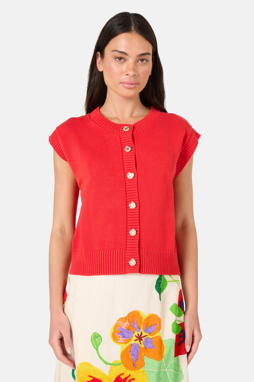 Gorman - Polo Club Knit Tank - mandarin