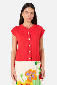 Gorman - Polo Club Knit Tank - mandarin