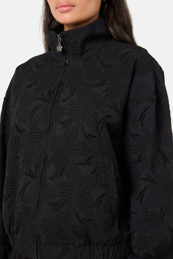 Gorman - Annie Anglaise Cotton Bomber - black
