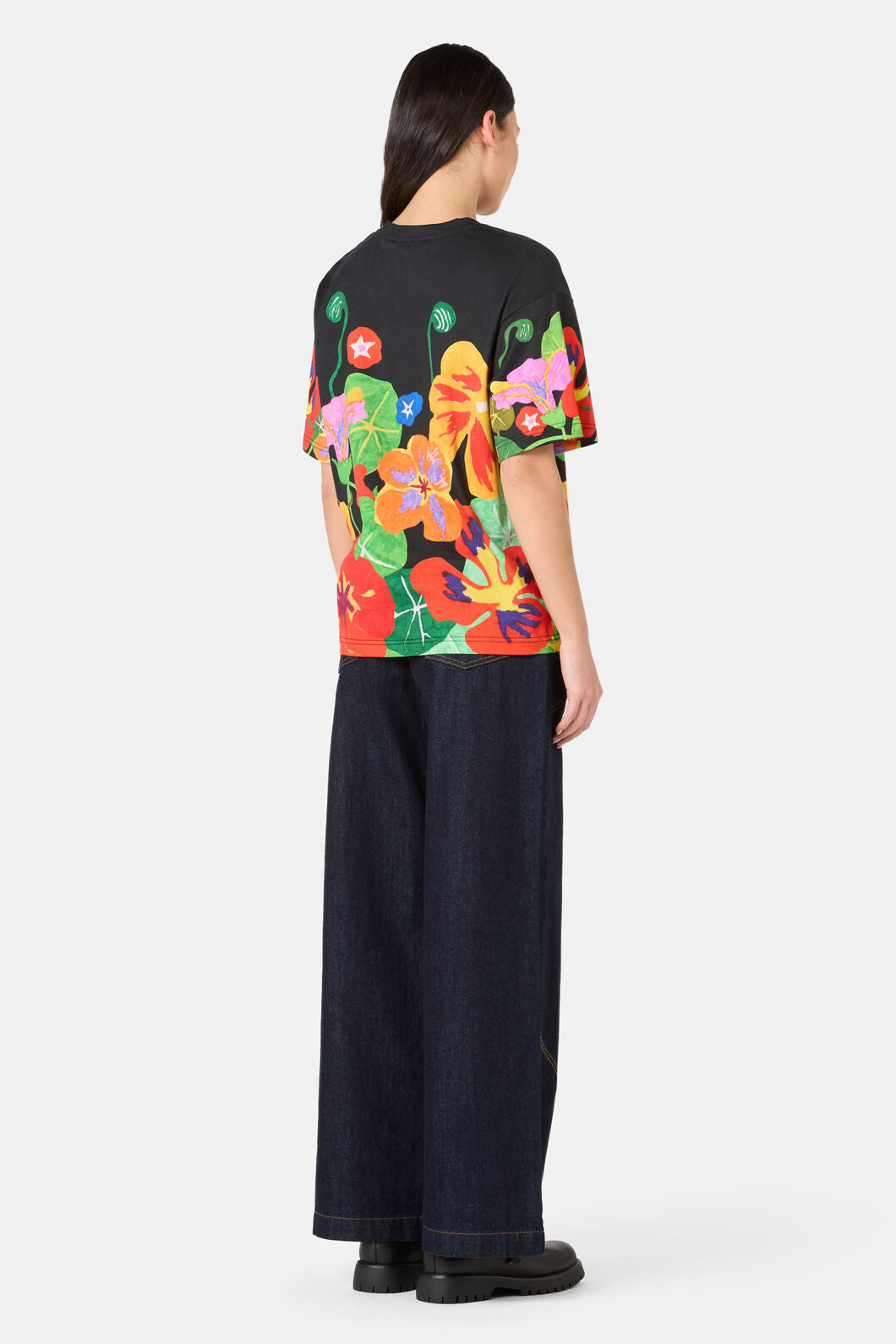 Gorman - Climbing Colour Placement Oversized Tee - print