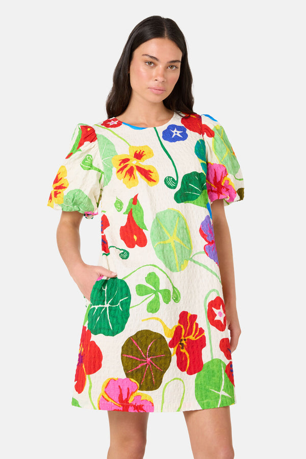Gorman - Climbing Colour Smock Dress - print