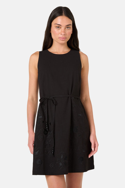Gorman - Annie Anglaise Mini Dress - black