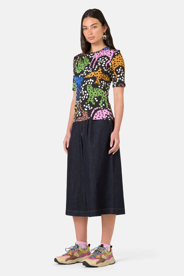 Gorman - Right Meow Baby Tee - print