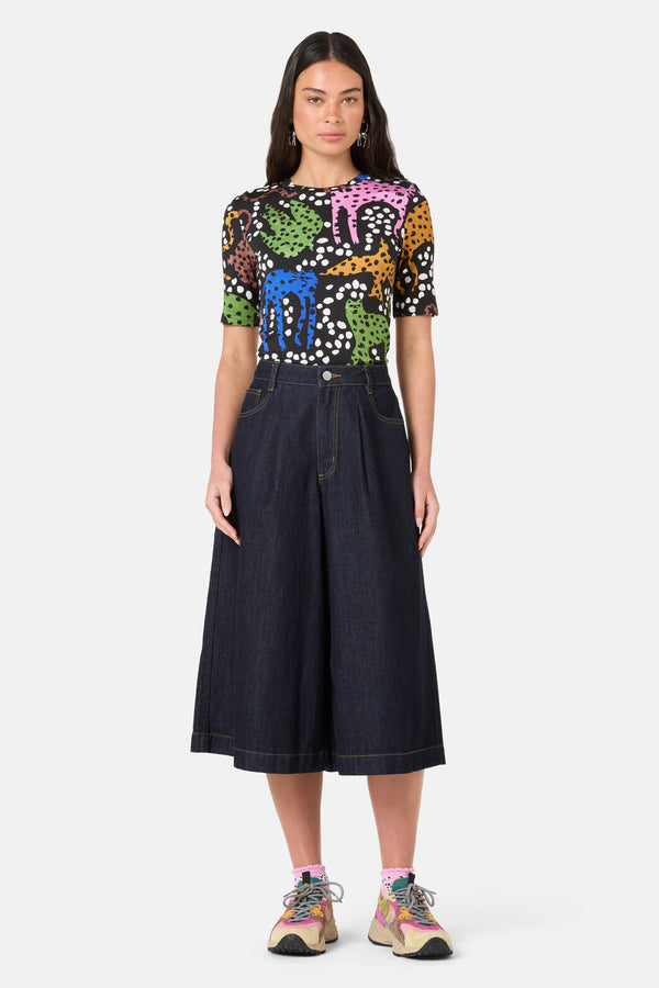 Gorman - Right Meow Baby Tee - print
