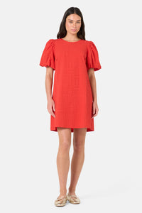 Gorman - Soren Cotton Smock Dress - mandarin