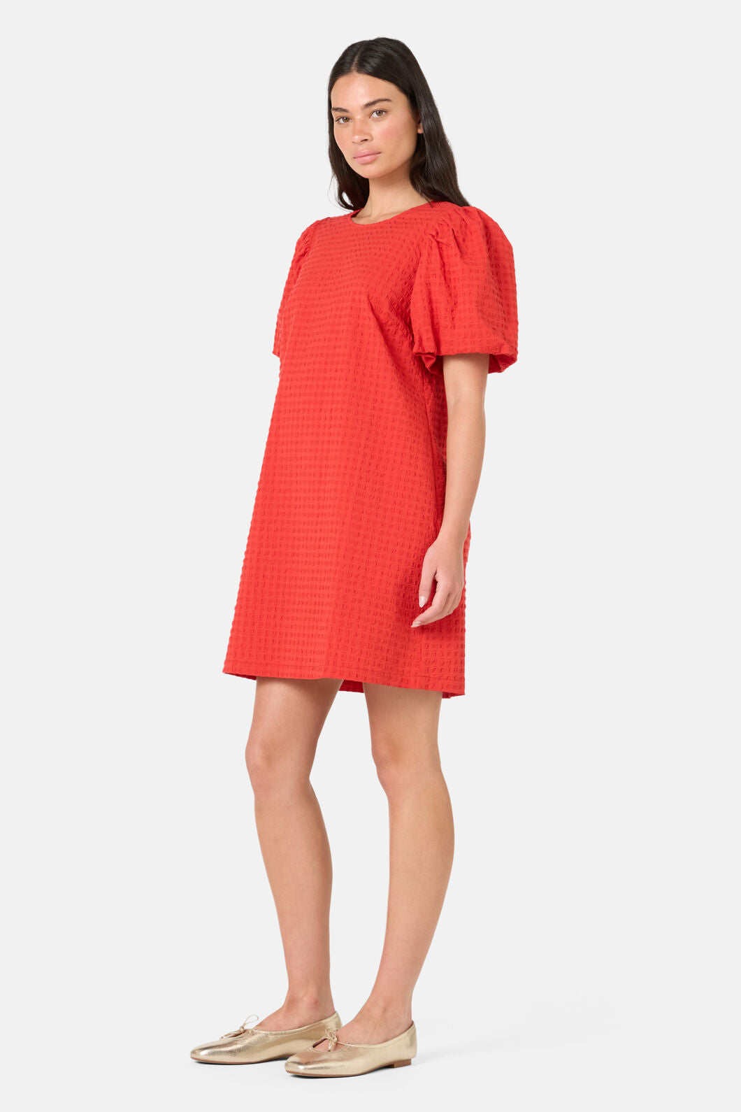 Gorman - Soren Cotton Smock Dress - mandarin