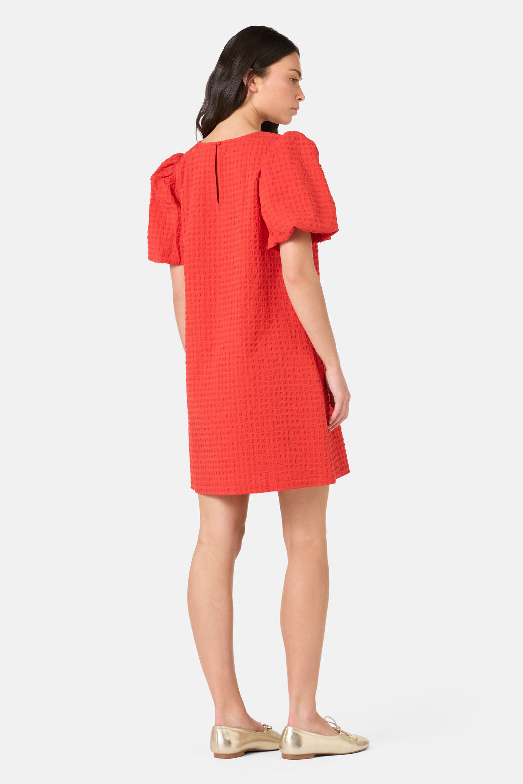 Gorman - Soren Cotton Smock Dress - mandarin