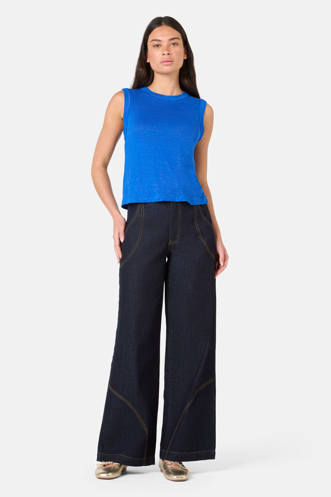 Gorman - Hemp Tank - blue