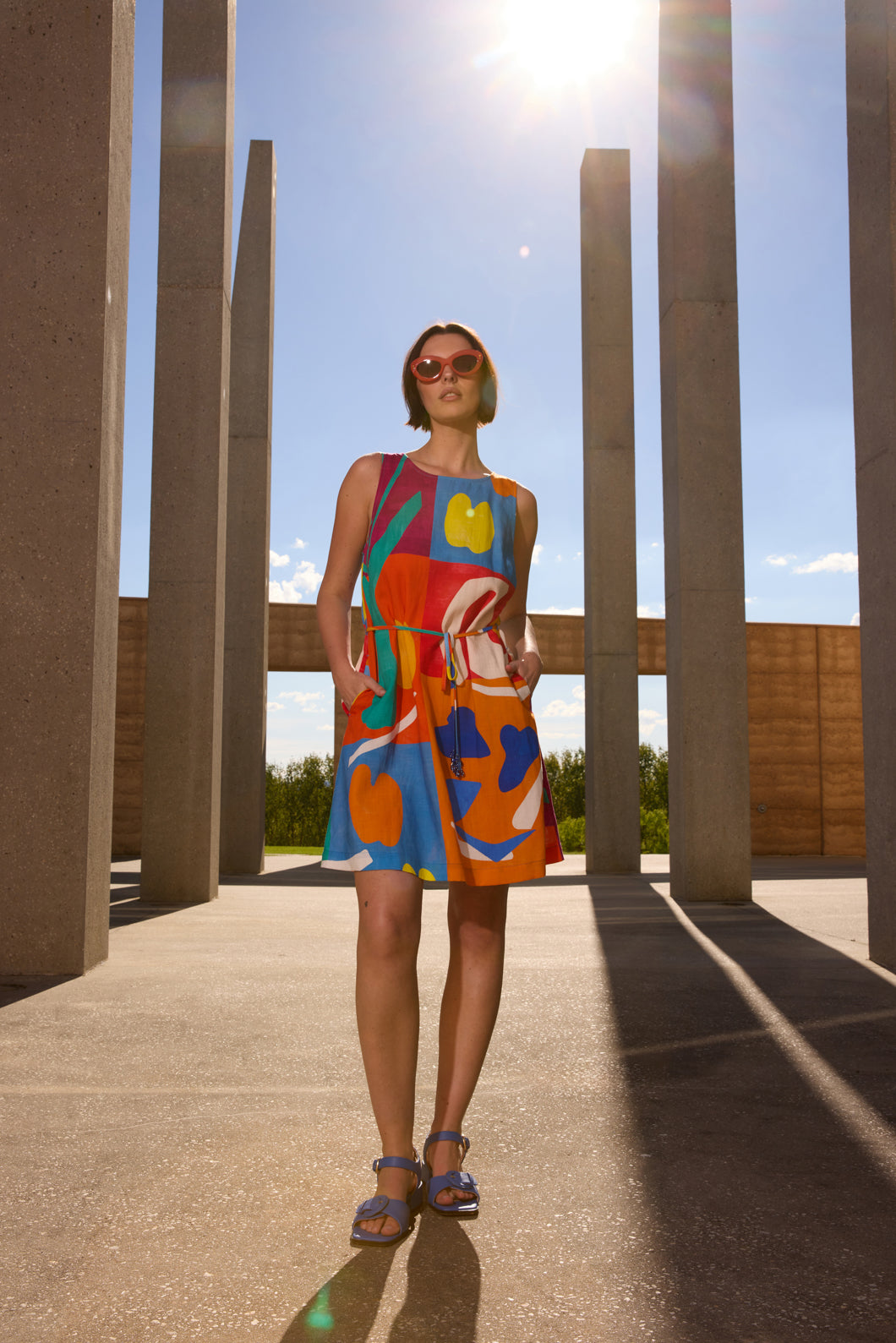 Gorman - Farmers Market Swing Dress - print