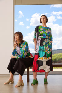 Gorman - Daisies Scarf Midi Dress - print