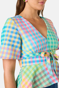 Gorman - Jellybean Check Top - check