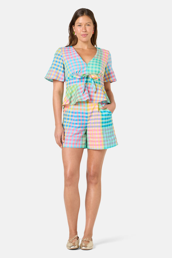 Gorman - Jellybean Check Top - check
