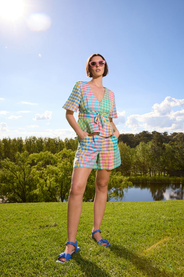 Gorman - Jellybean Check Shorts - check