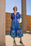 Gorman - Botanical Blueprint Midi Dress - print