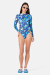 Gorman - Botanical Blueprint Rashie - print