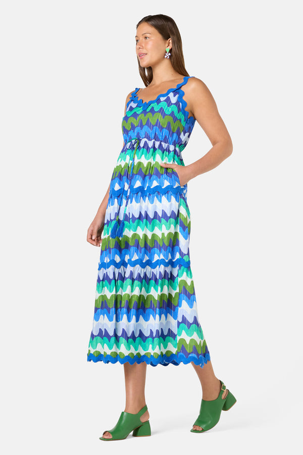 Gorman - Botanical Waves Party Dress - print