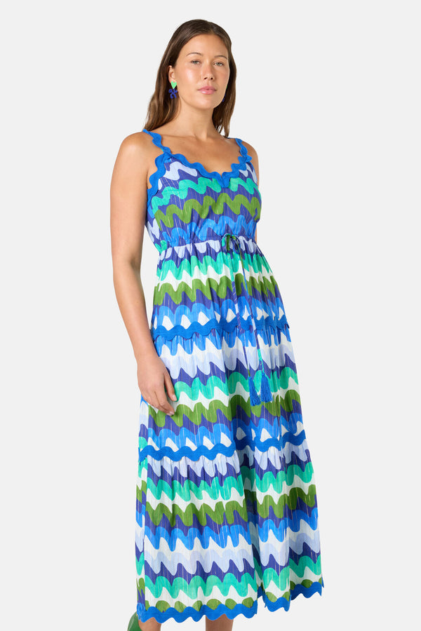 Gorman - Botanical Waves Party Dress - print