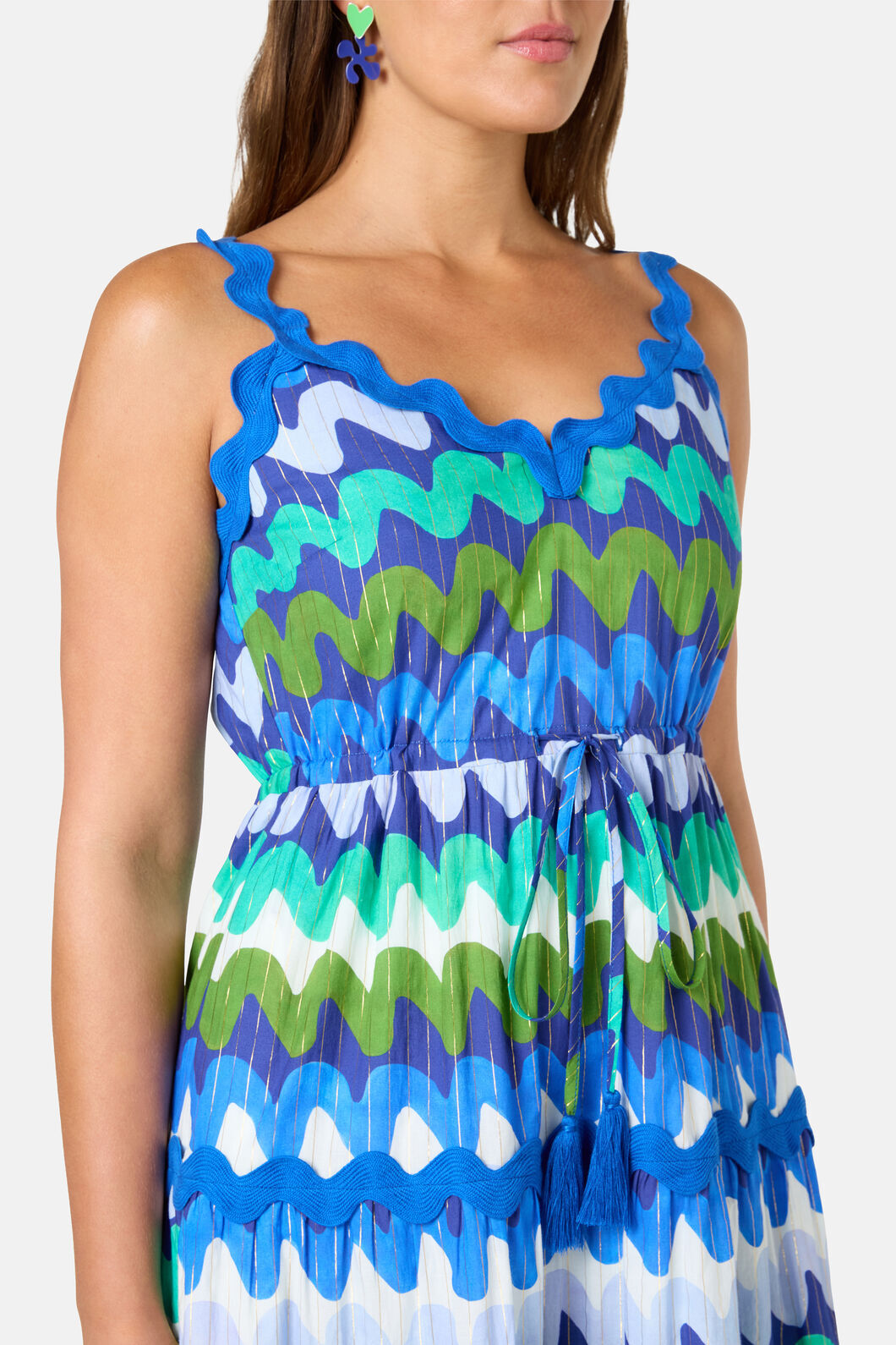Gorman - Botanical Waves Party Dress - print