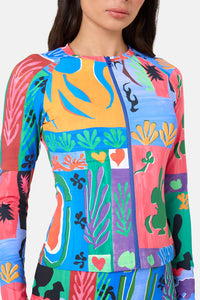 Gorman - Paper Poetry Rashie - print