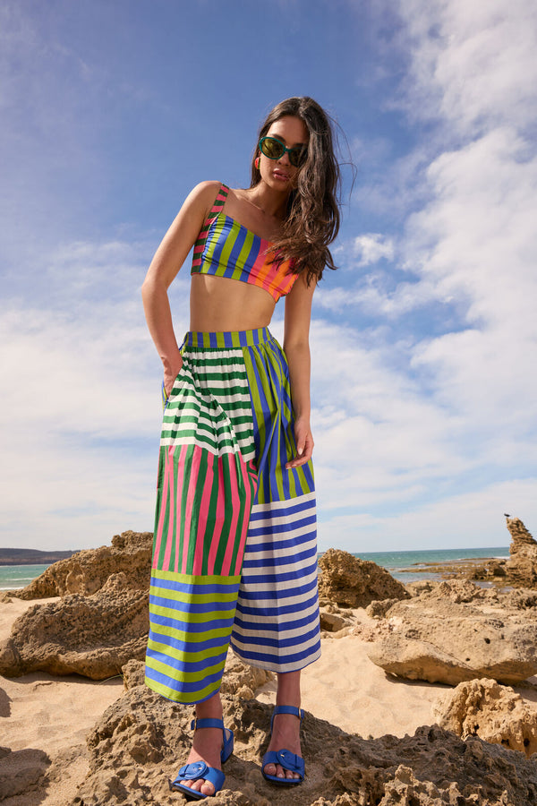 Gorman - Poetry Stripe Bikini Top - stripe