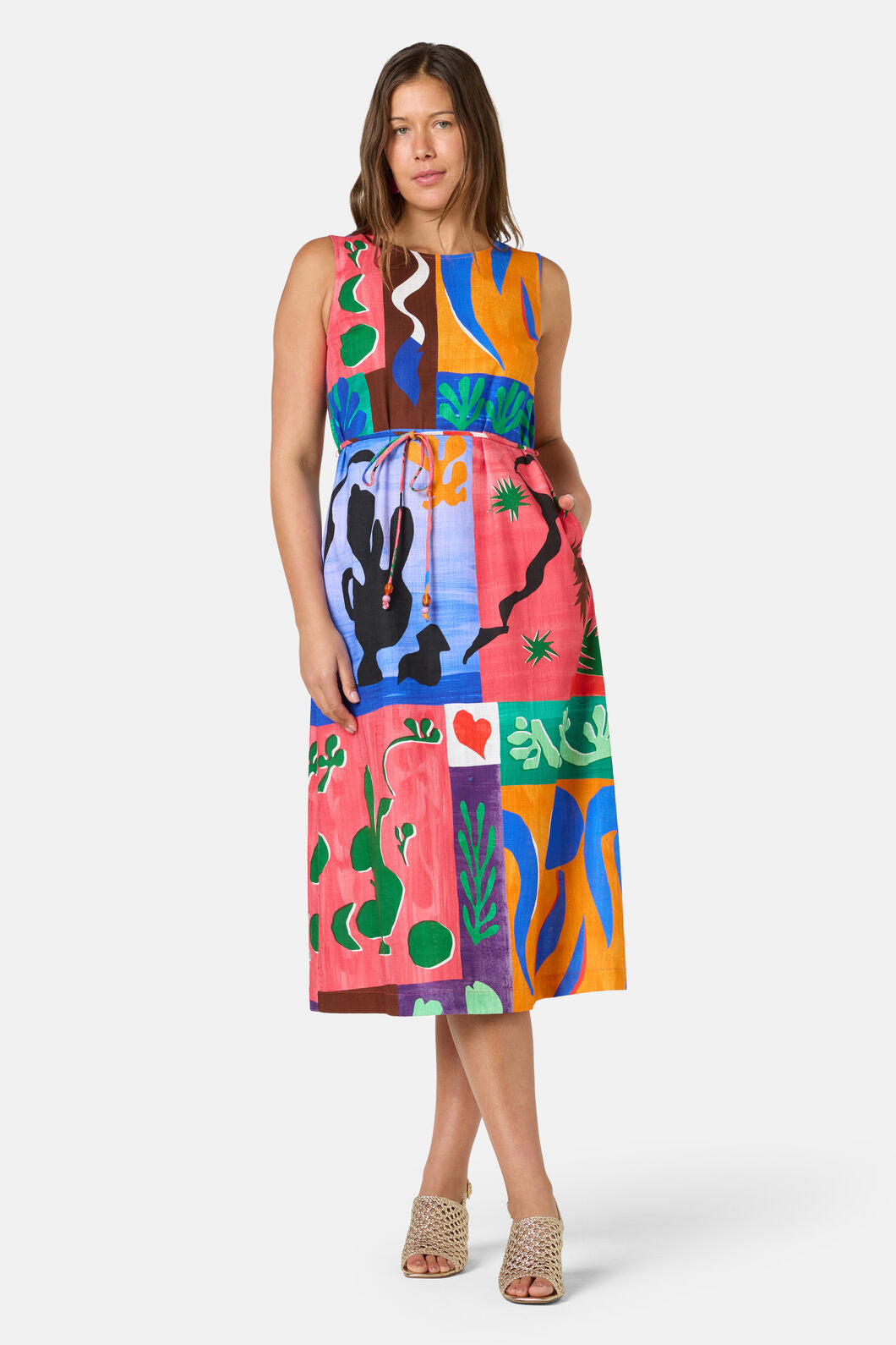 Gorman - Paper Poetry Midi Dress - print