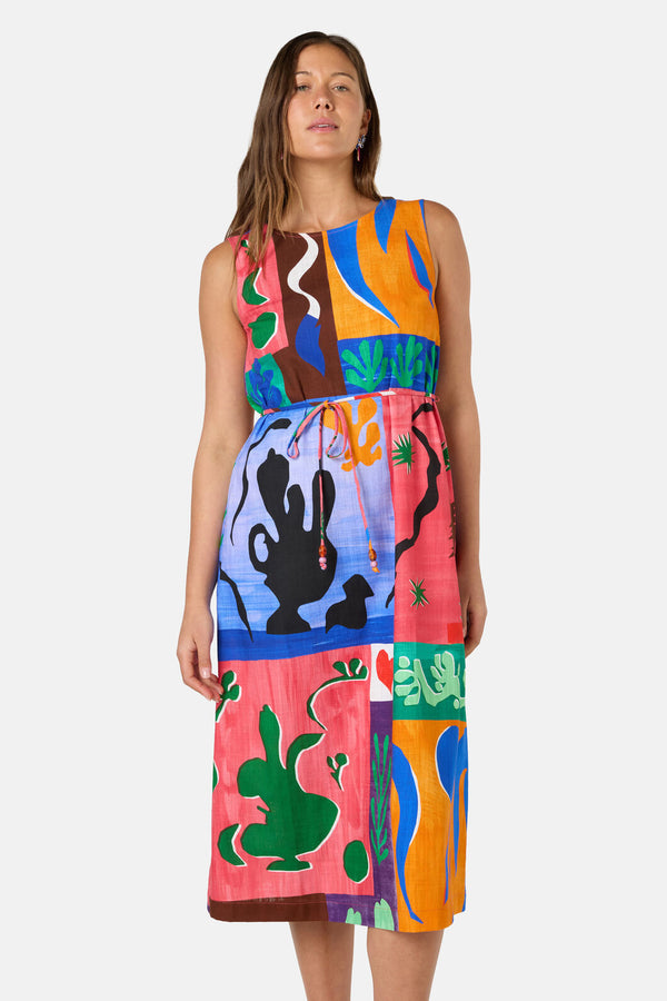 Gorman - Paper Poetry Midi Dress - print
