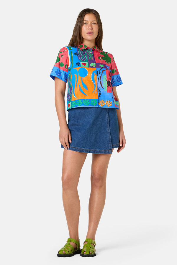 Gorman - Paper Poetry Shirt - print