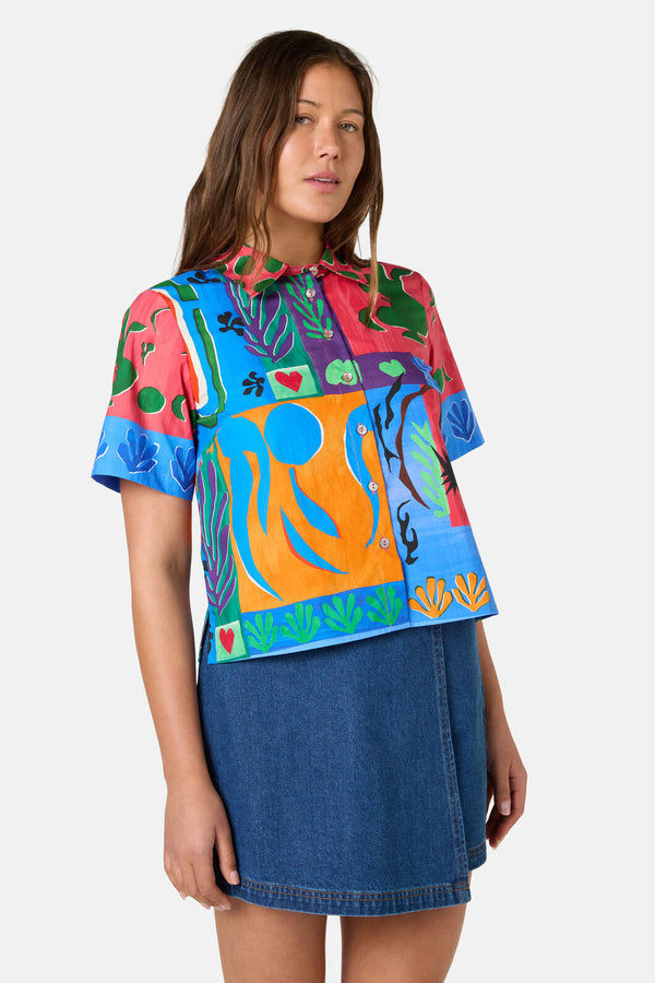 Gorman - Paper Poetry Shirt - print