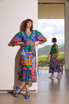 Gorman - Paper Poetry Party Dress - print