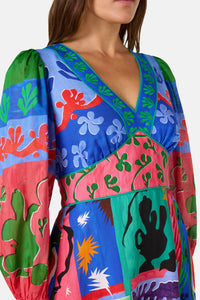 Gorman - Paper Poetry Party Dress - print