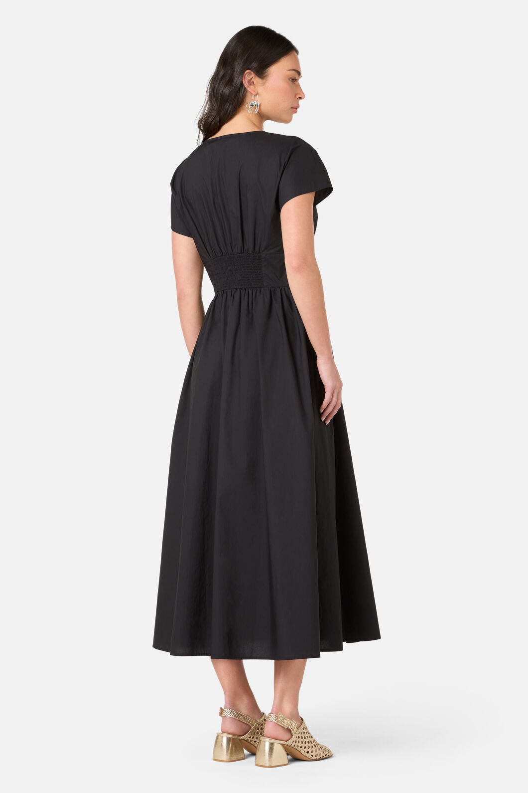 Gorman - Mira Cotton Midi Dress - black