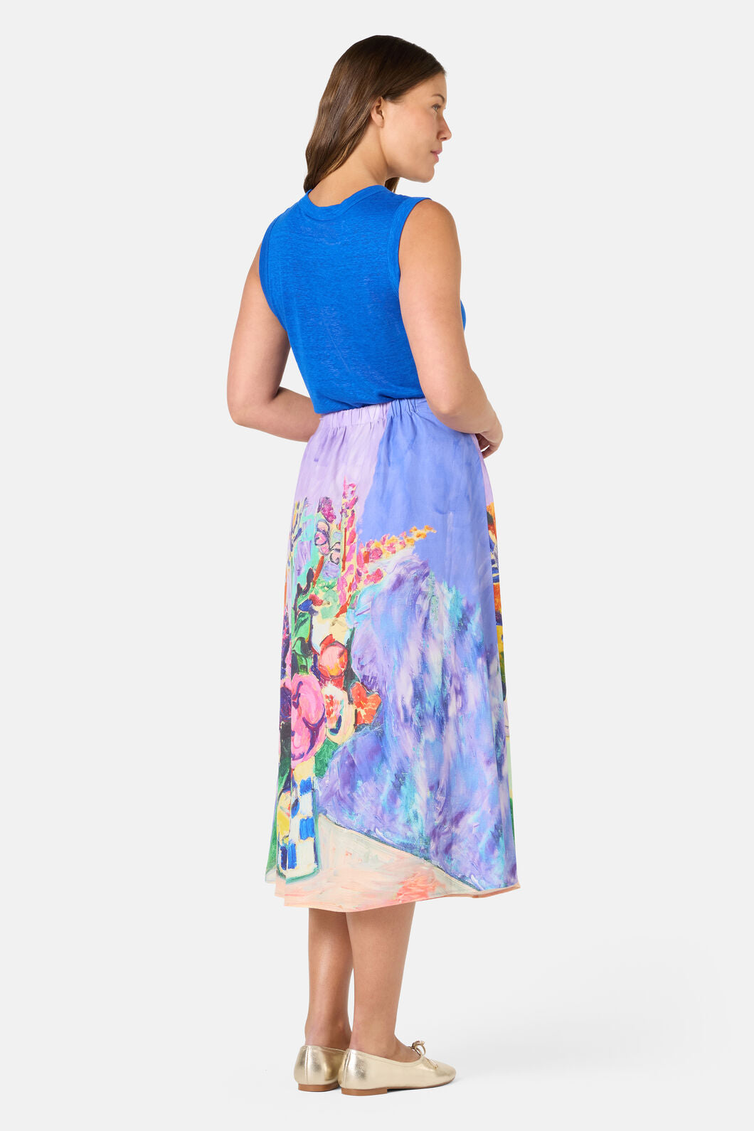 Gorman - Peonies Print Skirt - print
