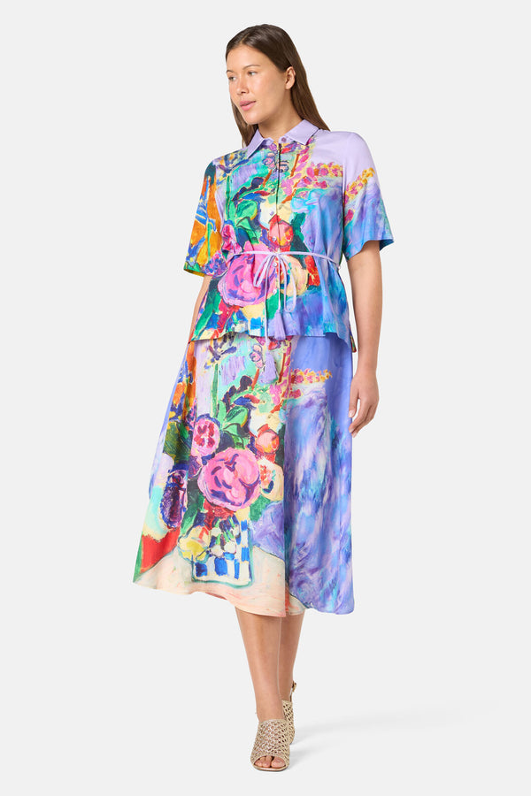 Gorman - Peonies Print Skirt - print