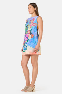 Gorman - Peonies Embroidered Shift Dress - print