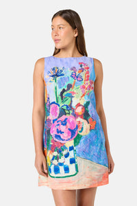 Gorman - Peonies Embroidered Shift Dress - print