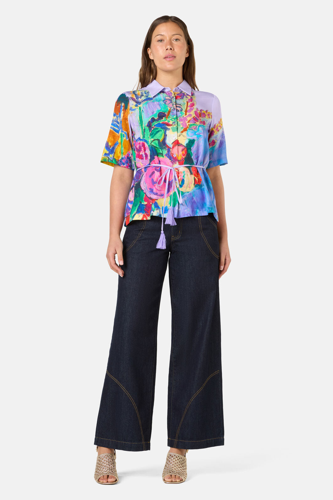 Gorman - Peonies Print Shirt - print